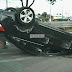 Capotamento na rodovia BR 101 em frente ao Carrefour