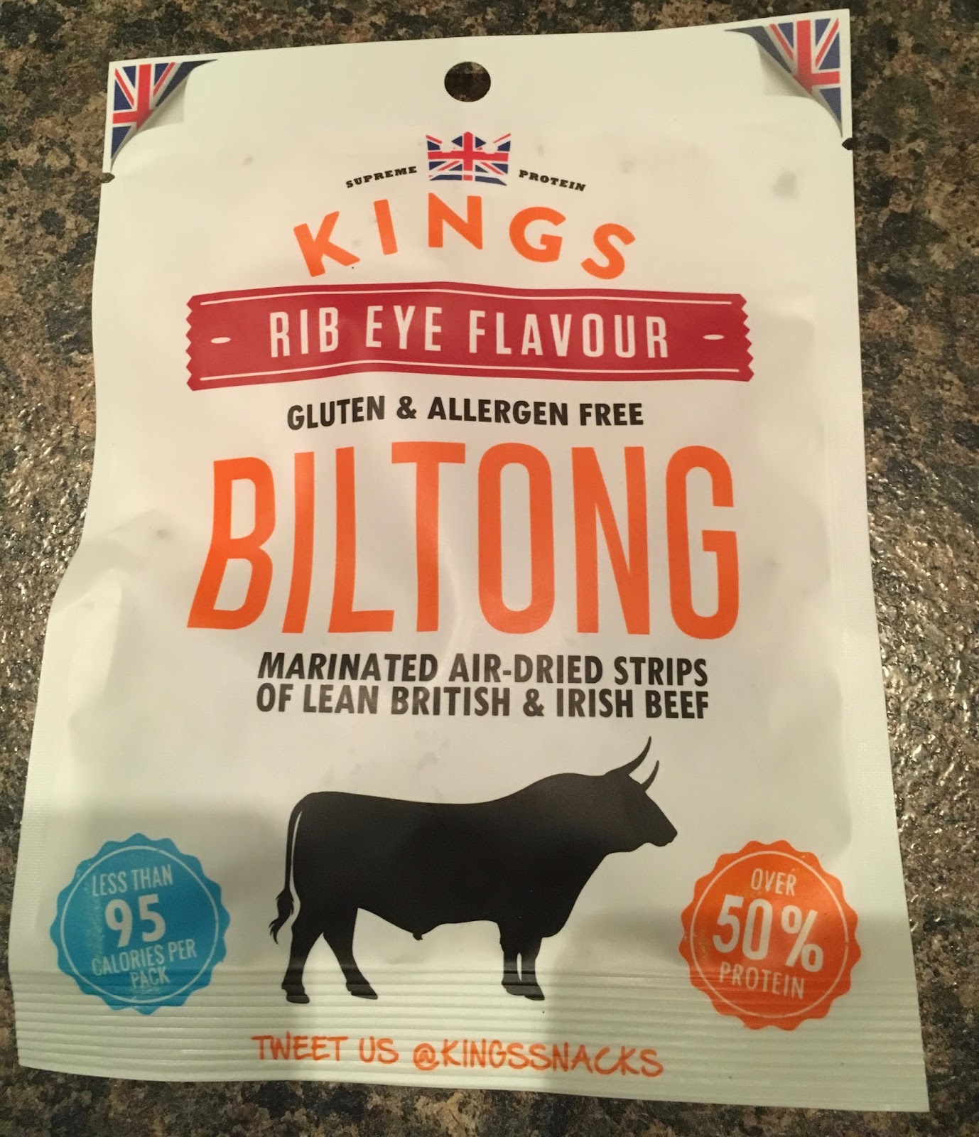 FOODSTUFF FINDS Kings Rib Eye Flavour Biltong (Sainsbury’s Kingssnacks) By SpectreUK
