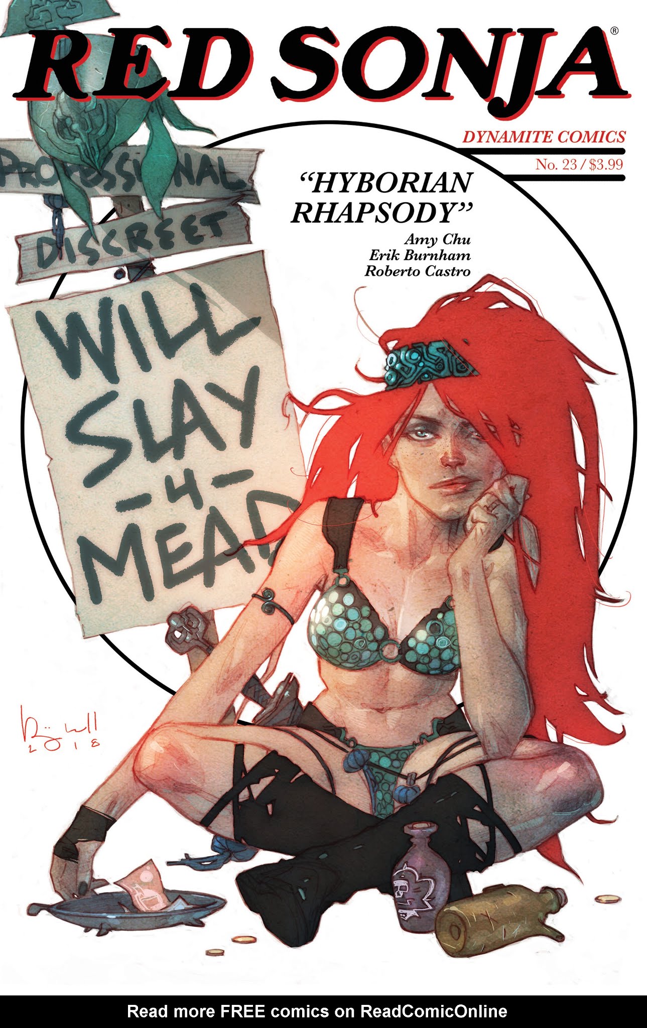 Read online Red Sonja Vol. 4 comic -  Issue #23 - 1