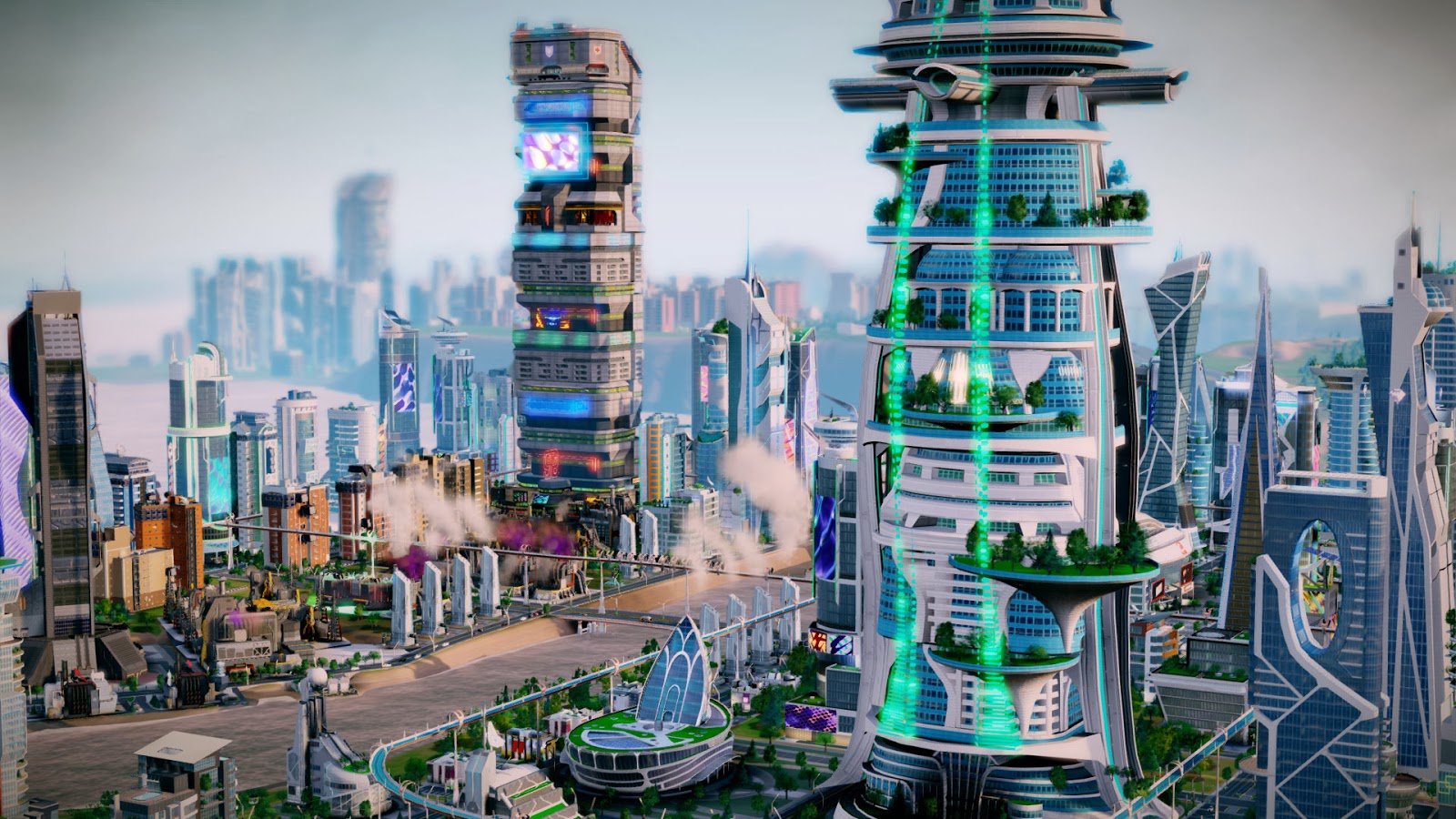 Sara's games. SimCity Cities of Tomorrow.