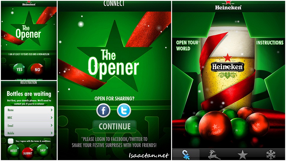 Heineken The Opener iPhone App