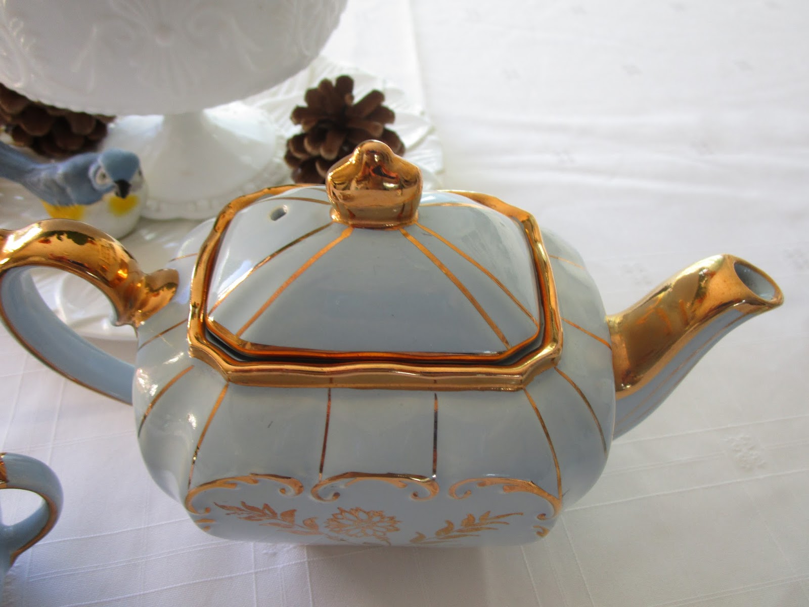 Karen's Cottage and Castle A New Baby Blue Tea Set