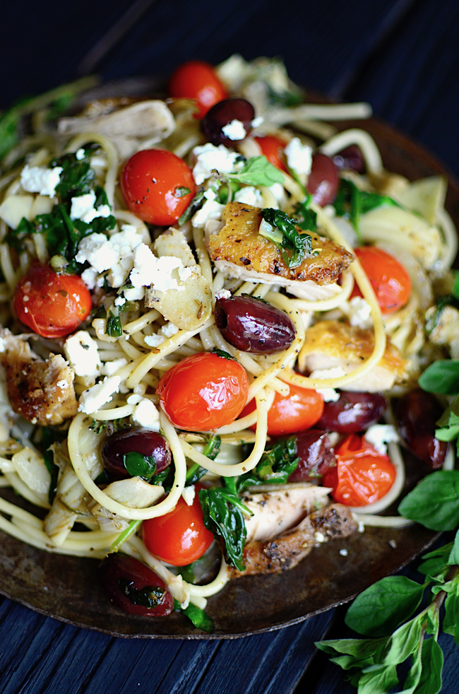 Yammie's Noshery Greek Spaghetti