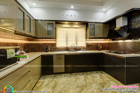 Kitchen interior view
