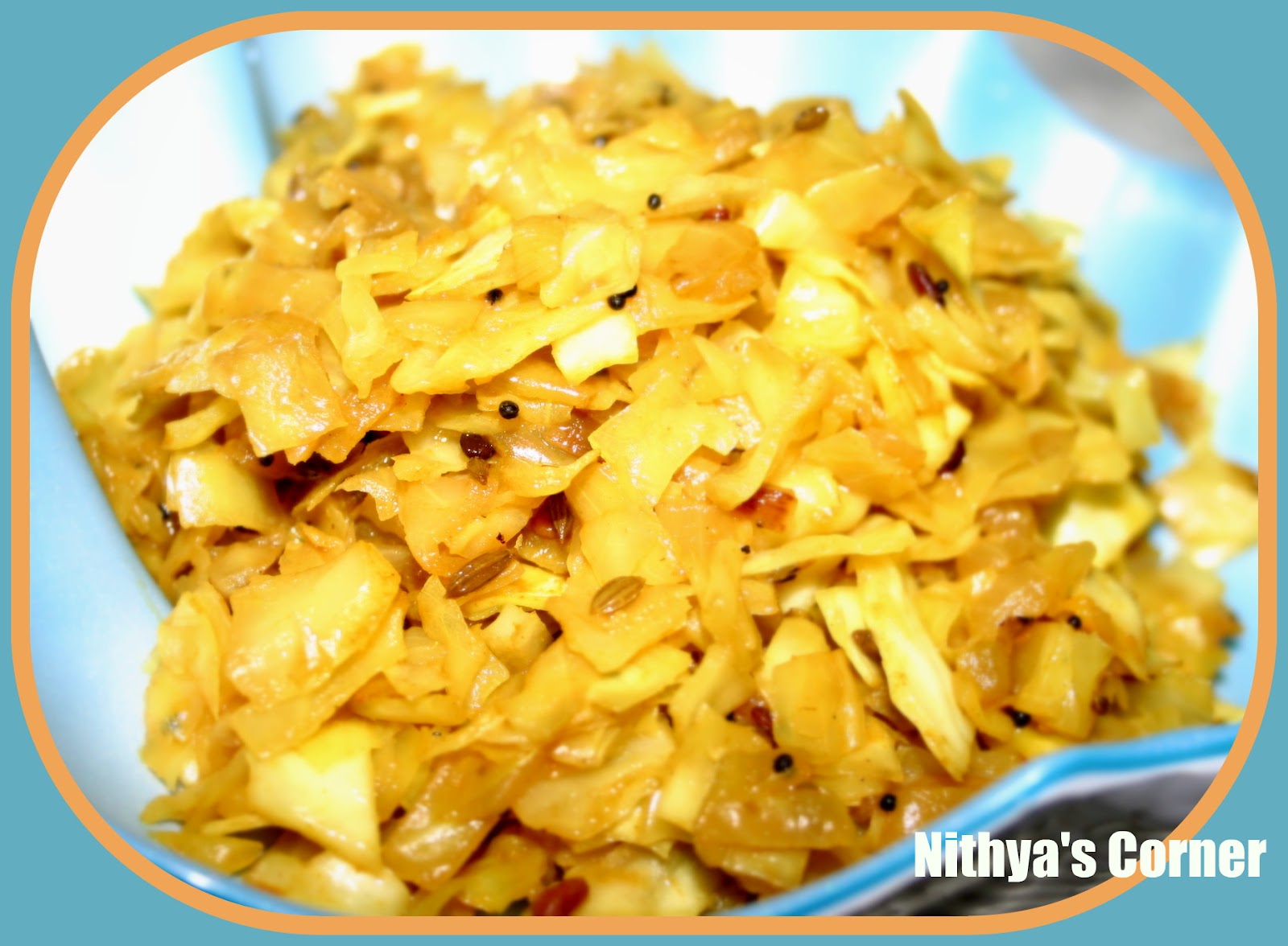 Nithya's Corner Simple Cabbage Curry