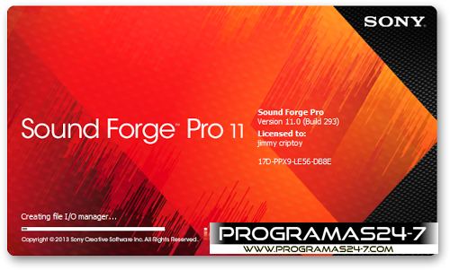 how to get fre sony sound forge pro 11 keygen