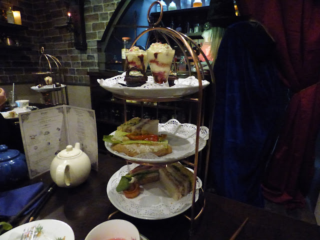 The Potion Room wizard themed Harry Potter afternoon tea at Cutter & Squidge, Soho, London
