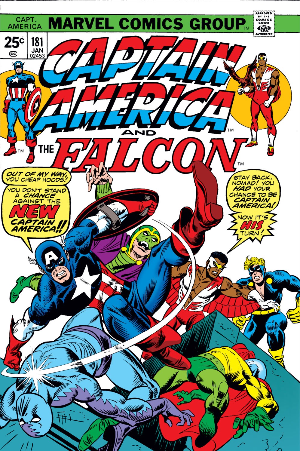 Read online Captain America (1968) comic - Issue #181 - 1