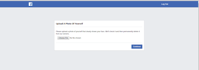 Upload A Photo Of Yourself Please upload a photo of yourself that clearly shows your face. We'll check it and then permanently delete it from our servers.