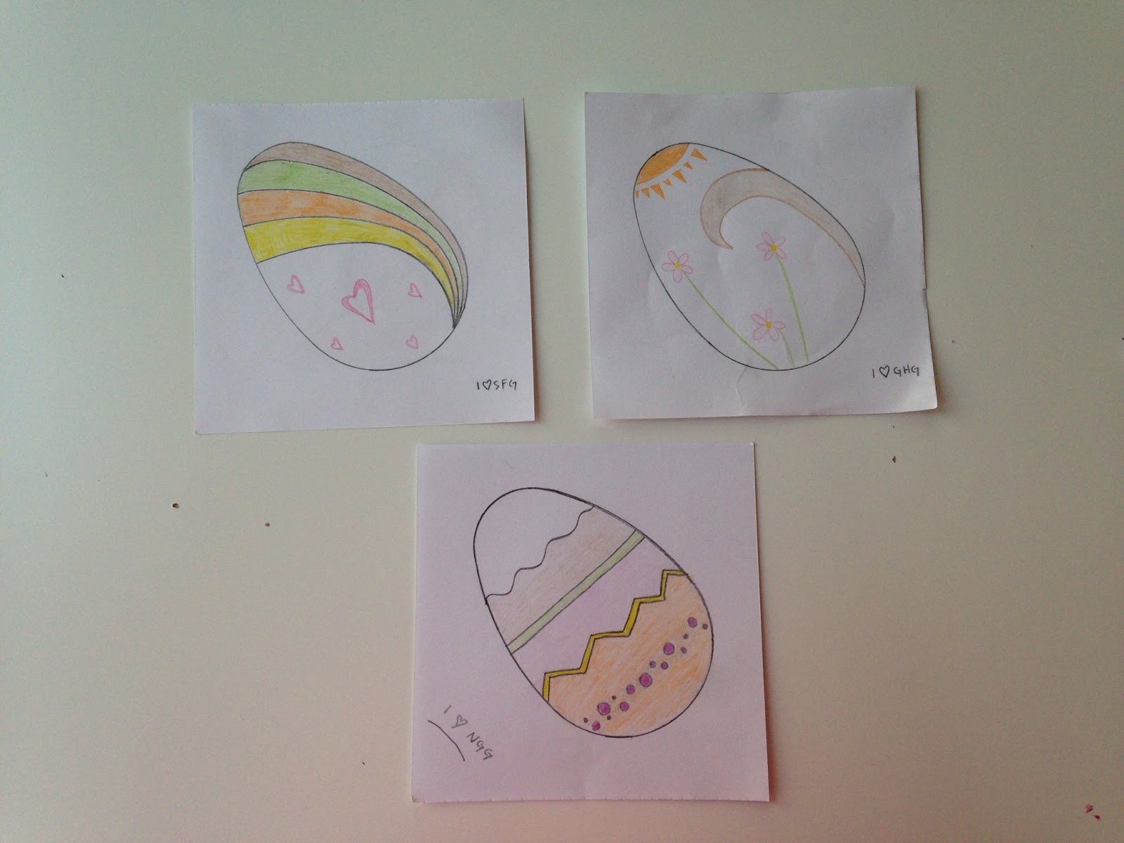 Our Montessori Story Metal Inset Easter Eggs