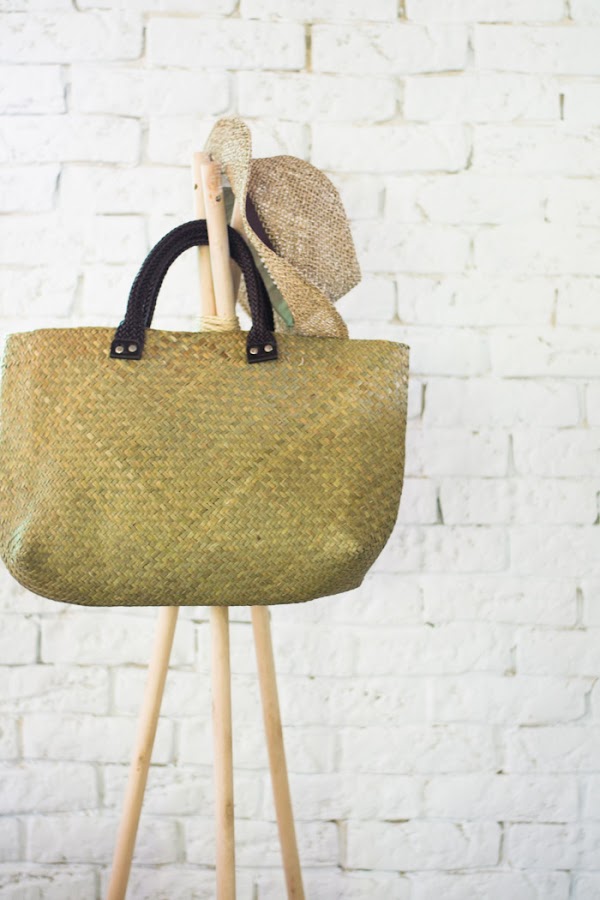 Perchero con palos diy