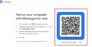 Kirim SMS lewat PC - Google Messages. message google web