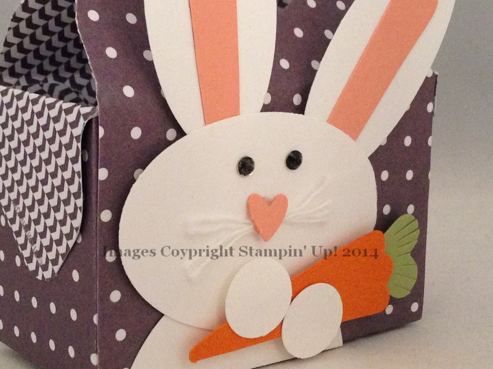 StampinTX: The Most Adorable Punch Art Easter Bunny