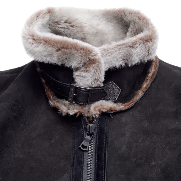:: Factotum Sheepskin Mouton Leather Jacket & Heavy Corduroy Double