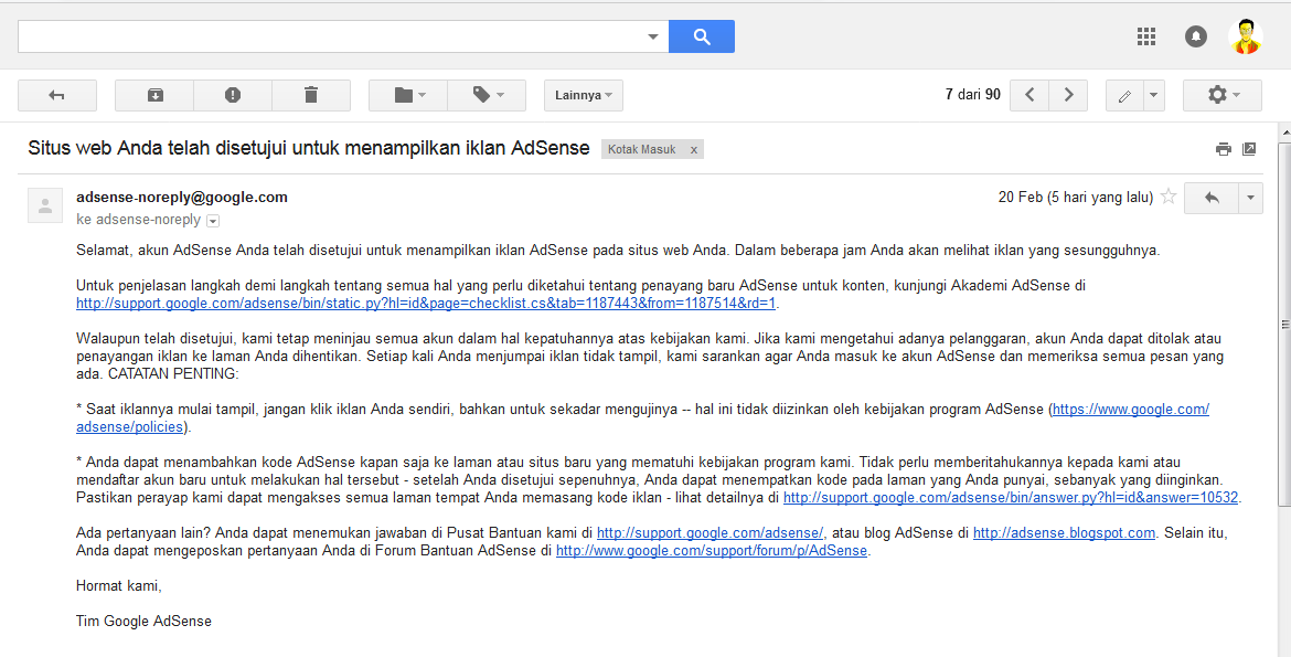 Mengupas Sukses: Contoh Akun AdSense yang Telah Disetujui (Studi Kasus dan Analisis)