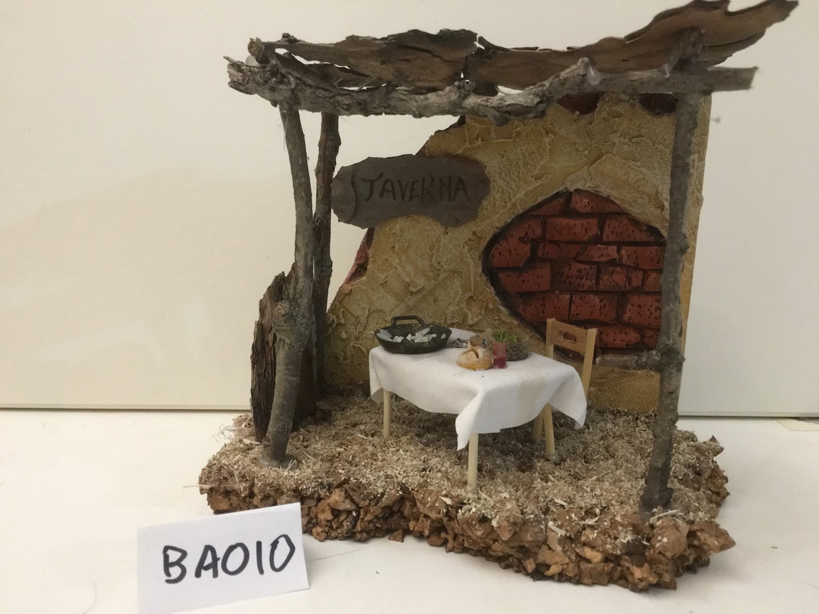 Accessori Presepe di Babu e Meme: Bancarelle in polistirolo espanso