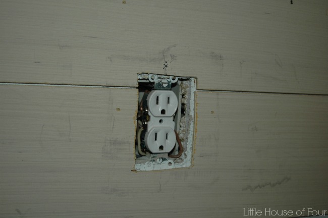 planks around outlet