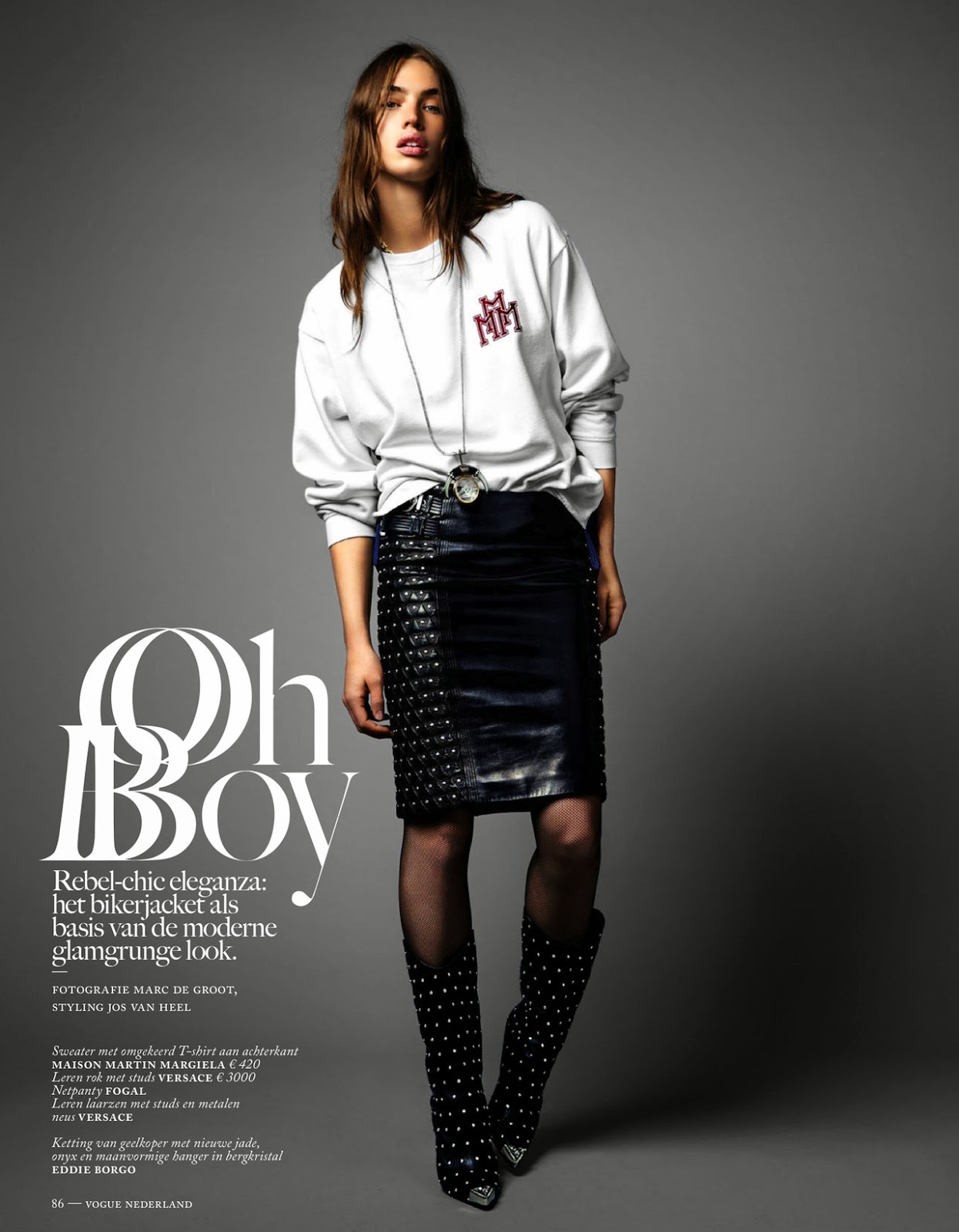 magazines the charmer pages crista cober for vogue holanda