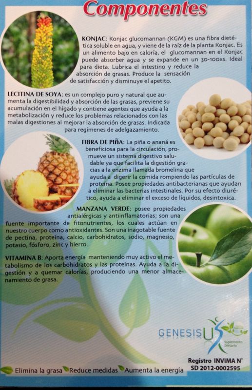 Pastillas para adelgazar slim reduction