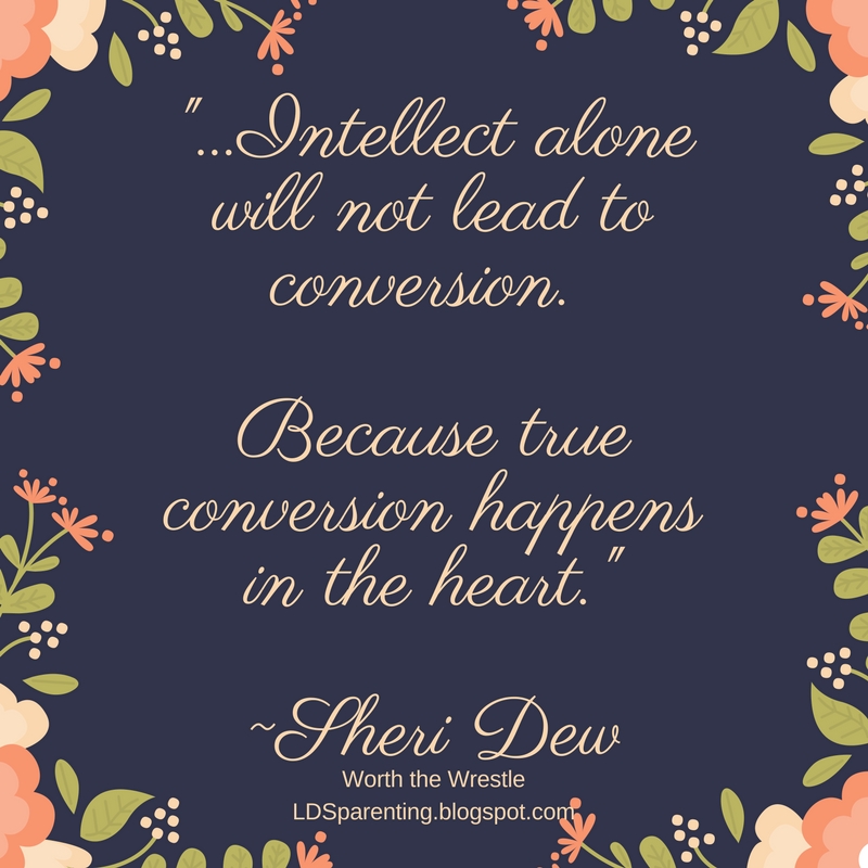 LDS Parenting Book Review Worth the Wrestle by Sheri Dew With