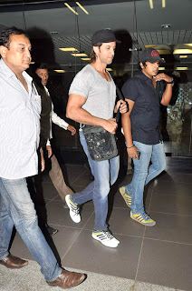 Sushmita, Kangna and Hrithik snapped at airport