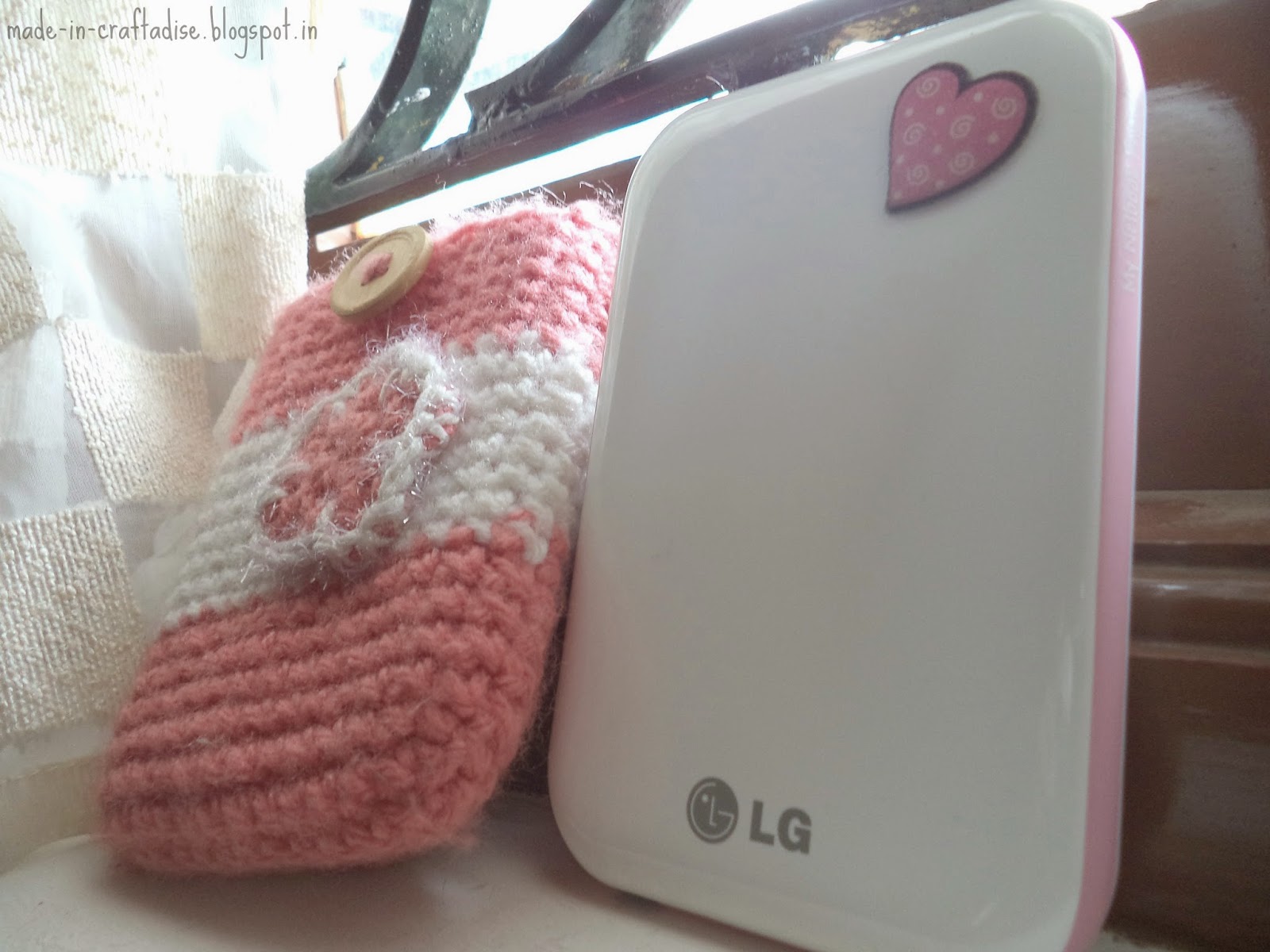 External hard disk drive crochet case or cover