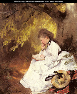 http://www.wikigallery.org/wiki/painting_84052/Karl-Raupp/An-Elegant-Lady-Reading-Under-a-Tree