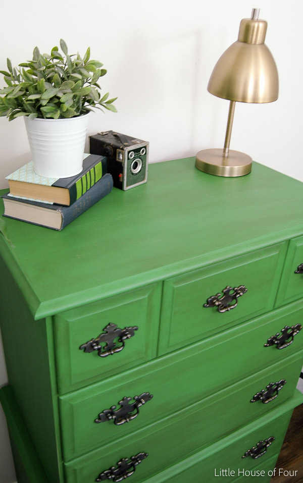 Emerald Green Dresser Makeover Little House of Four Creating a