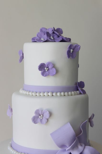 Tiffany Kirk s Lavender  Hydrangea Wedding  Cake  The 