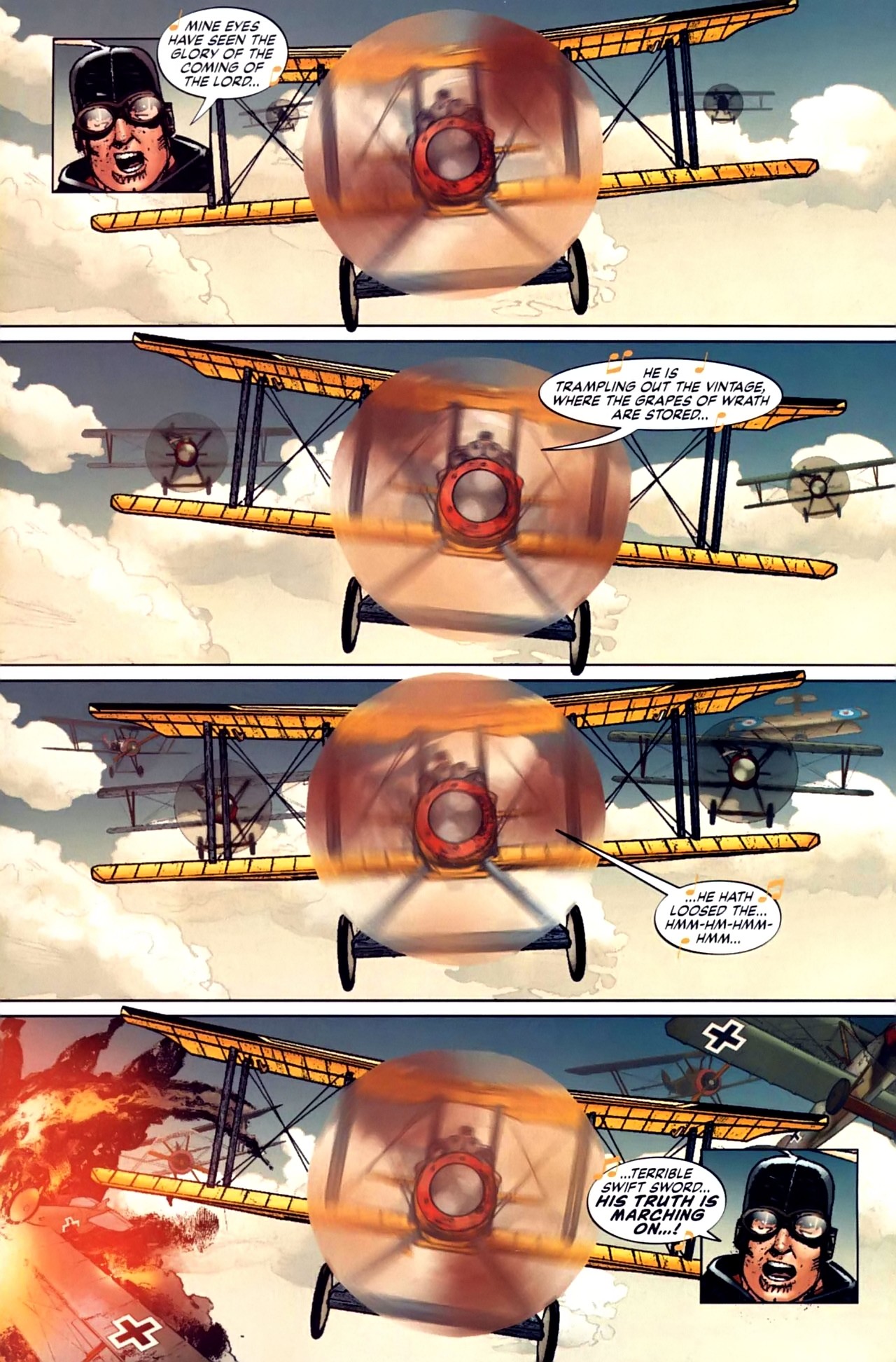 Read online War is Hell: The First Flight of the Phantom Eagle comic -  Issue #1 - 5