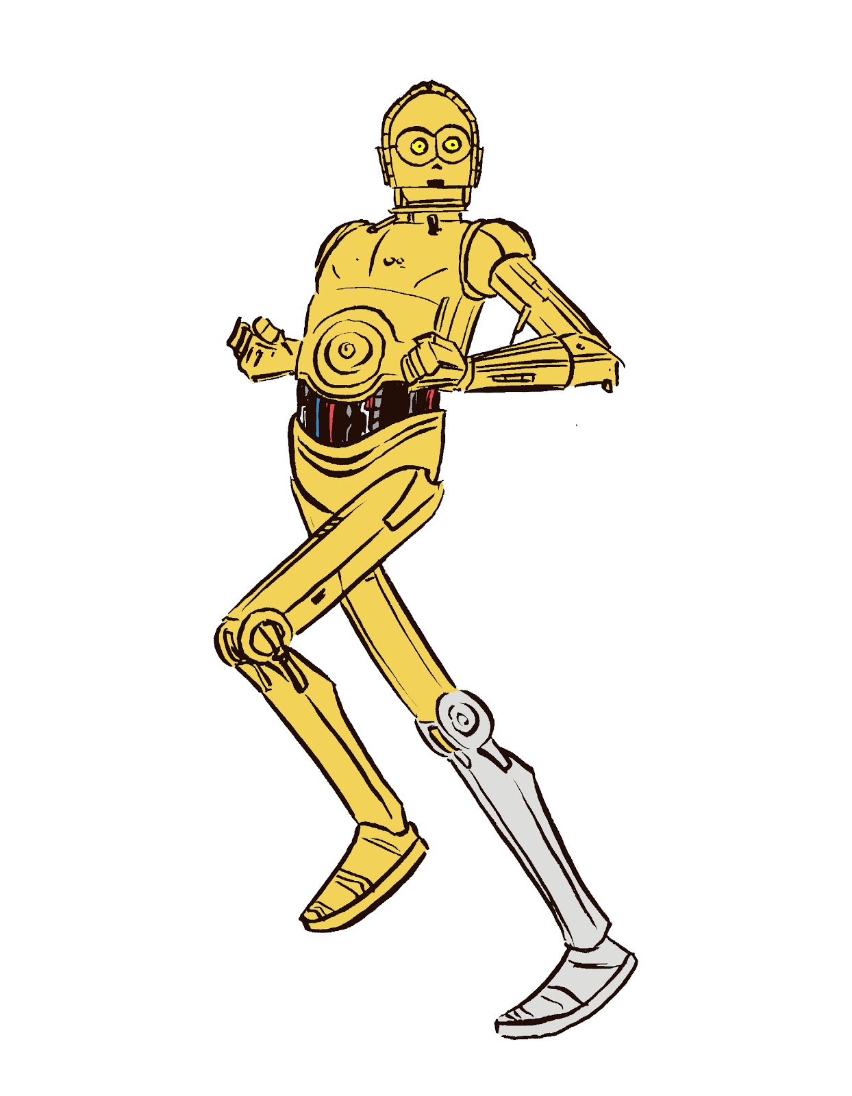 EXPERIMENT: Alternate Color on C-3PO