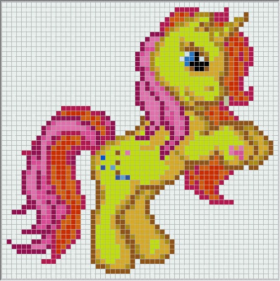 Cro Knit Inspired Creations By Luvs2knit: 80's My Little Pony Charts