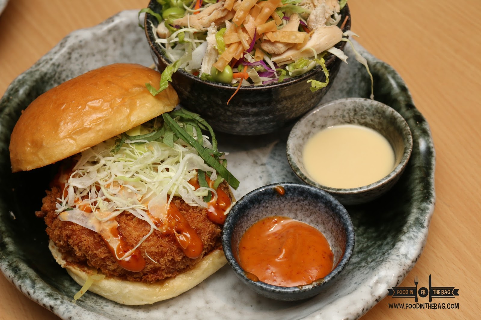 YABU's New Japanese Styled Burgers Food In The Bag