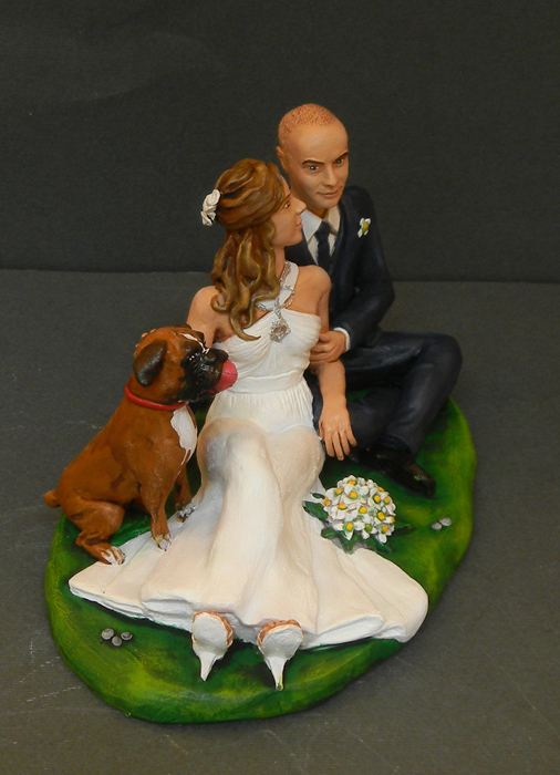 MATRIMONIO CON CANE - ScrapSa - Cake topper designer