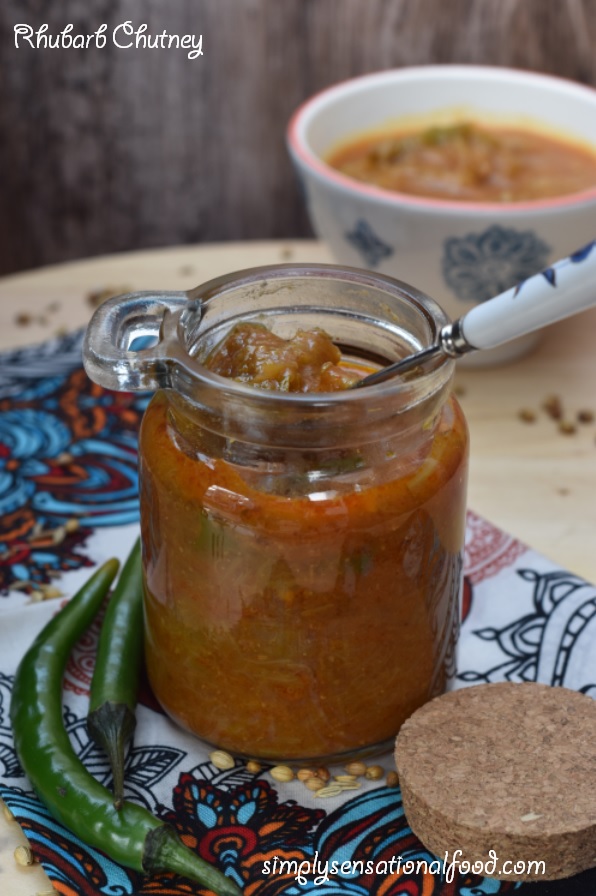 Spiced Rhubarb Chutney simply.food