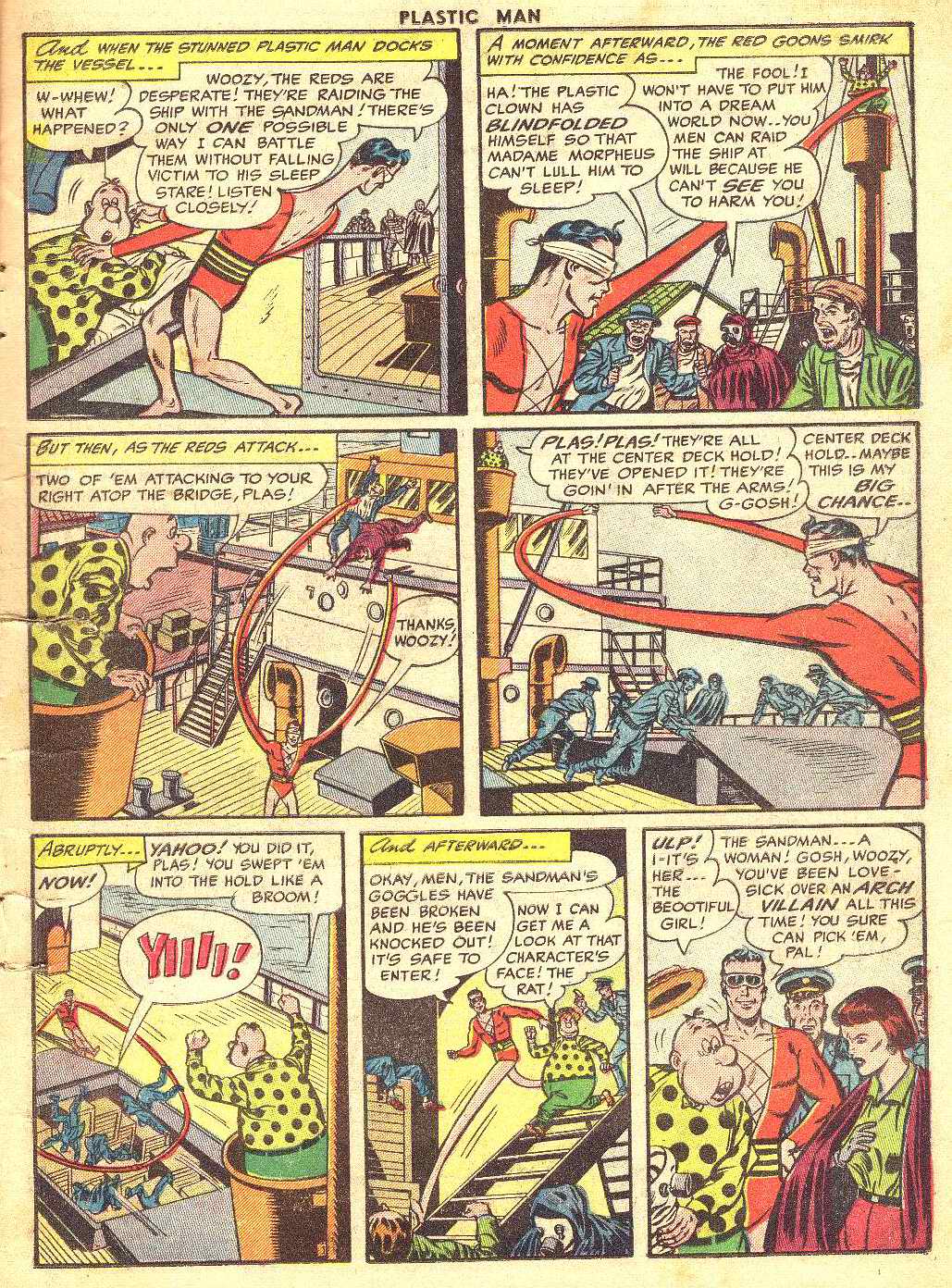 Read online Plastic Man (1943) comic -  Issue #51 - 11