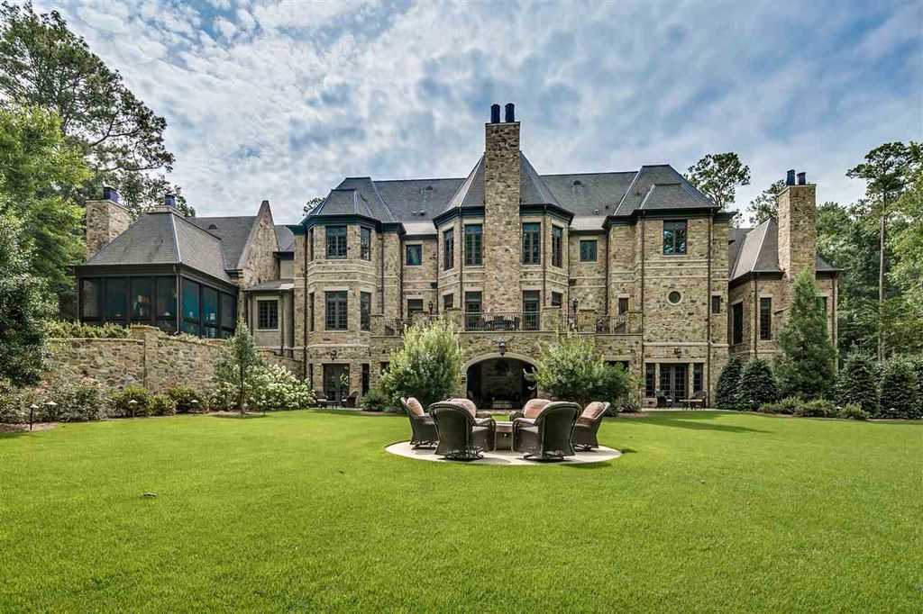 16,000 Square Foot Stone Golf Course Mansion In Birmingham, AL THE