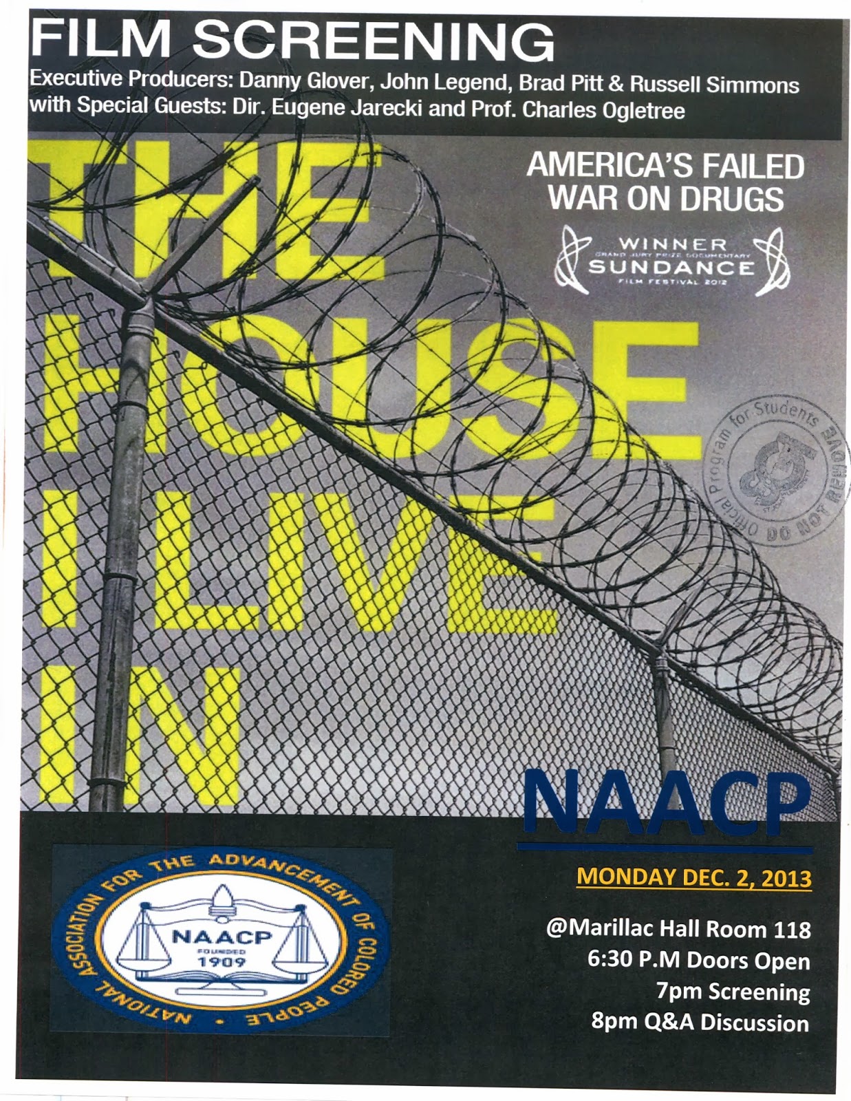 Haraya The PanAfrican Students' Coalition Support NAACP Events