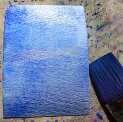 paint expressions creative dabbing wadded gently tissue removal facial edge soft leave