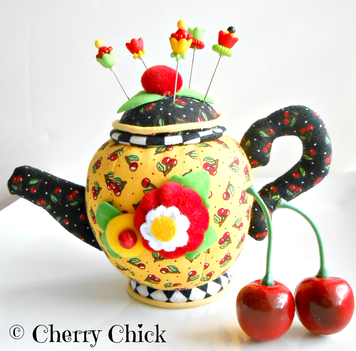 Cherry Chick Mary Engelbreit Collectible Pincushions