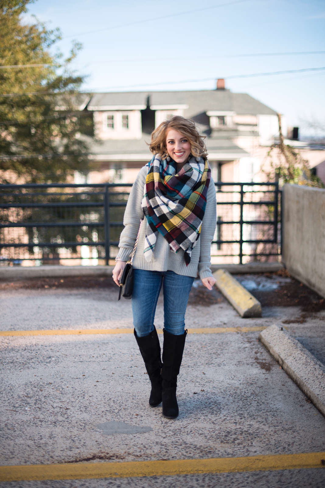 How To Style A Blanket Scarf - Something Delightful Blog