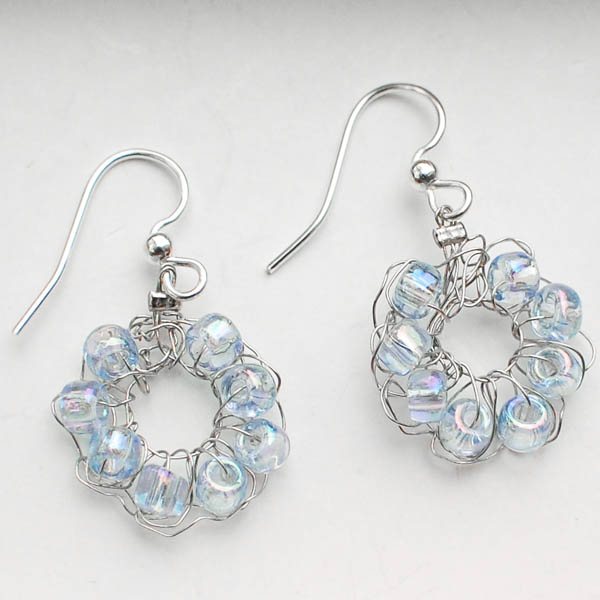 Wire Crochet Earrings Tutorials - The Beading Gem's Journal