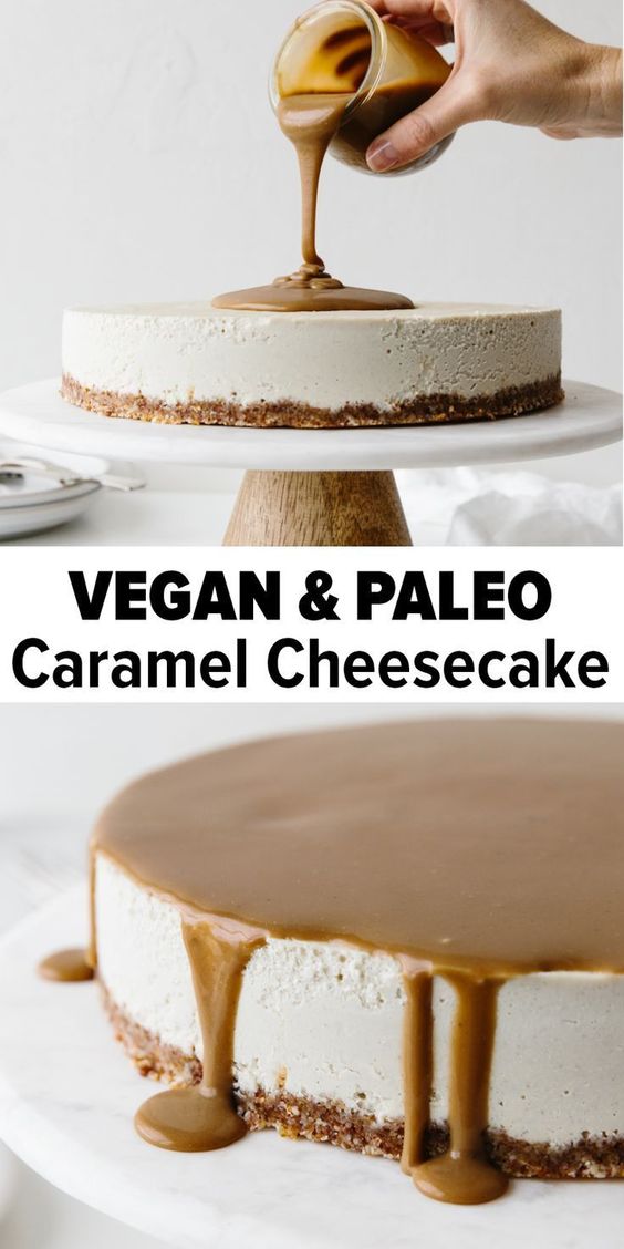 Vegan Caramel Cheescake