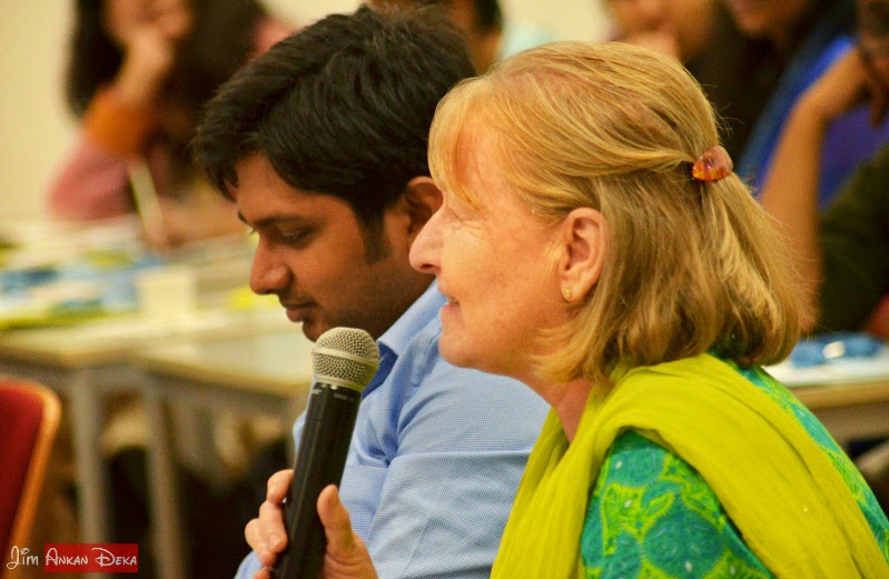 Audience interacting with speakers at Jumpstart-14, Bangalore (photo - Jim Ankan Deka)