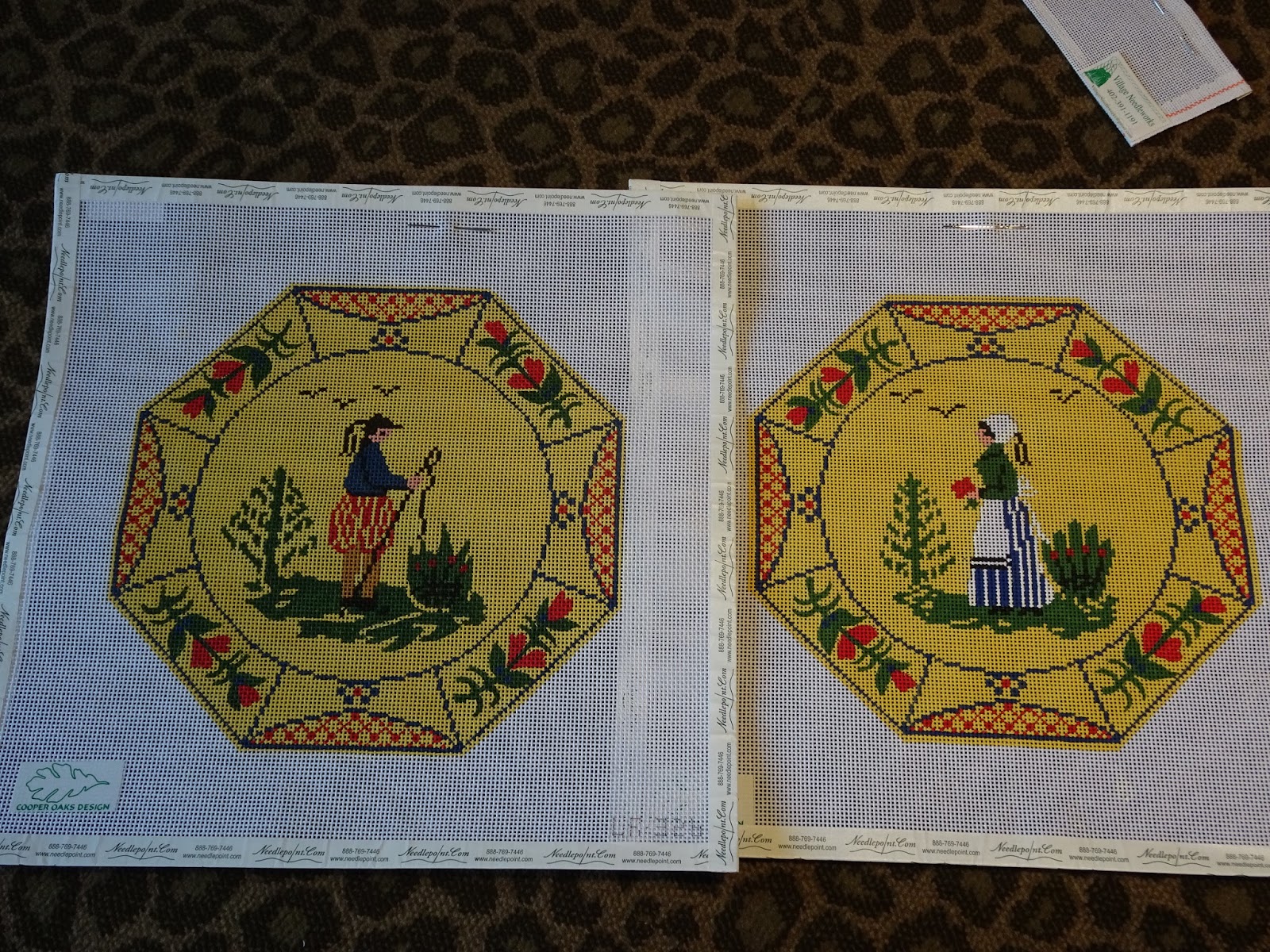 The French Tangerine needlepoint collections