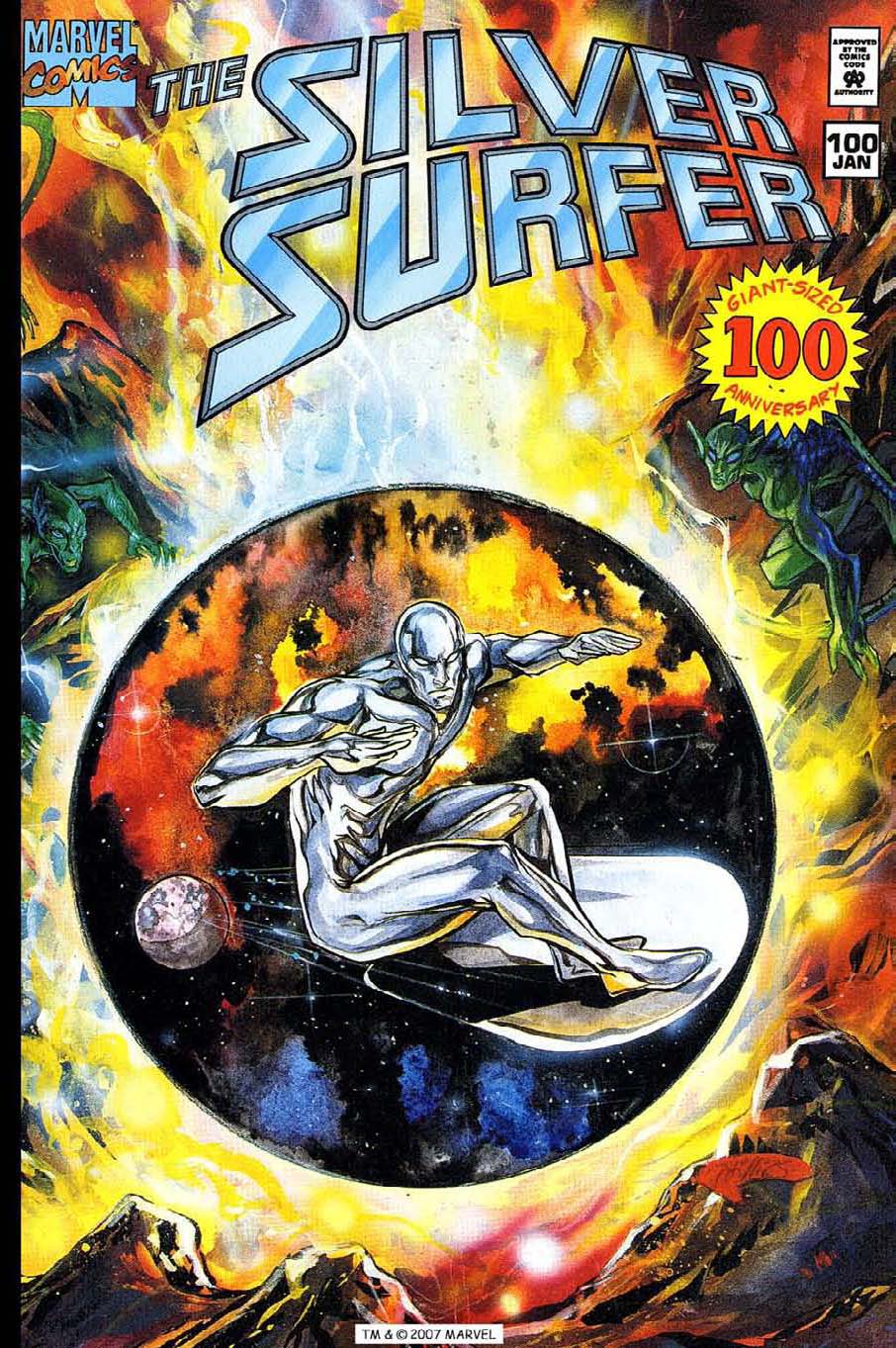 Read online Silver Surfer (1987) comic - Issue #100 - 1
