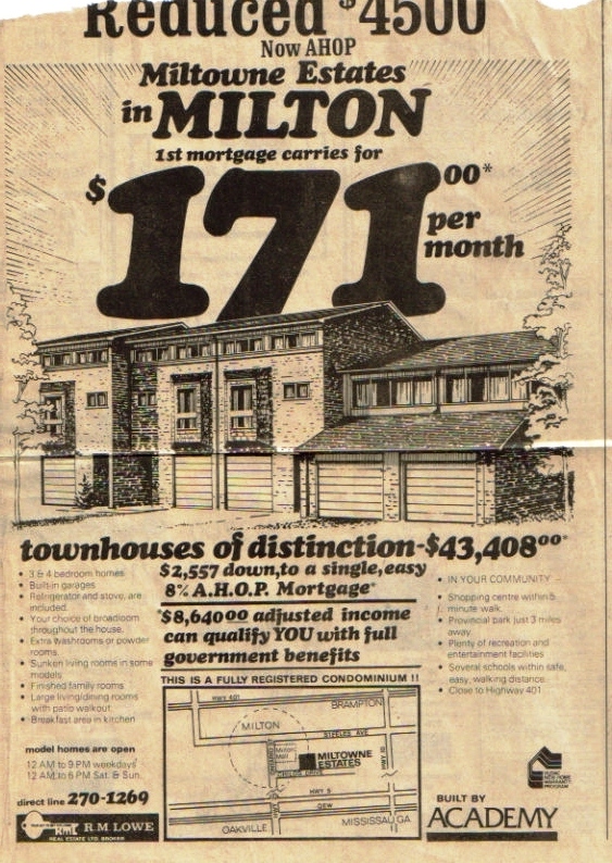 The Eco Senior 1977 Home Prices in Ontario