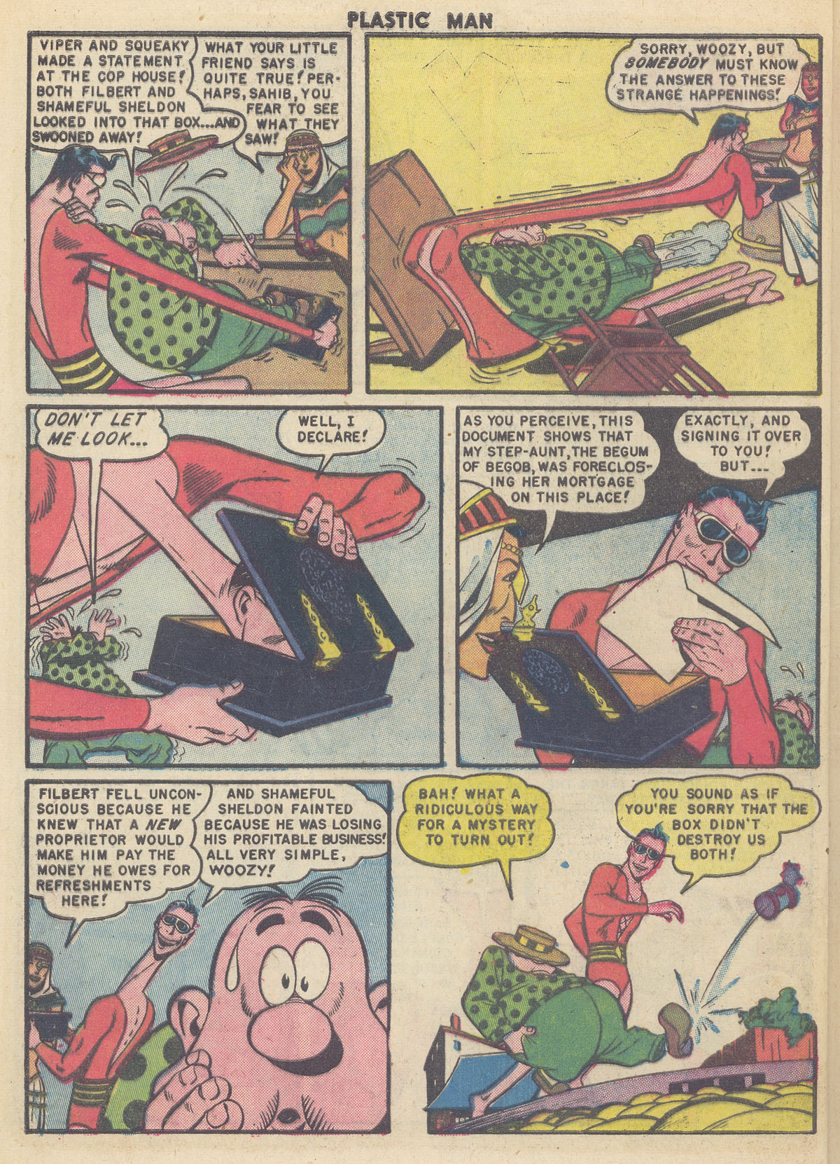 Read online Plastic Man (1943) comic -  Issue #24 - 12