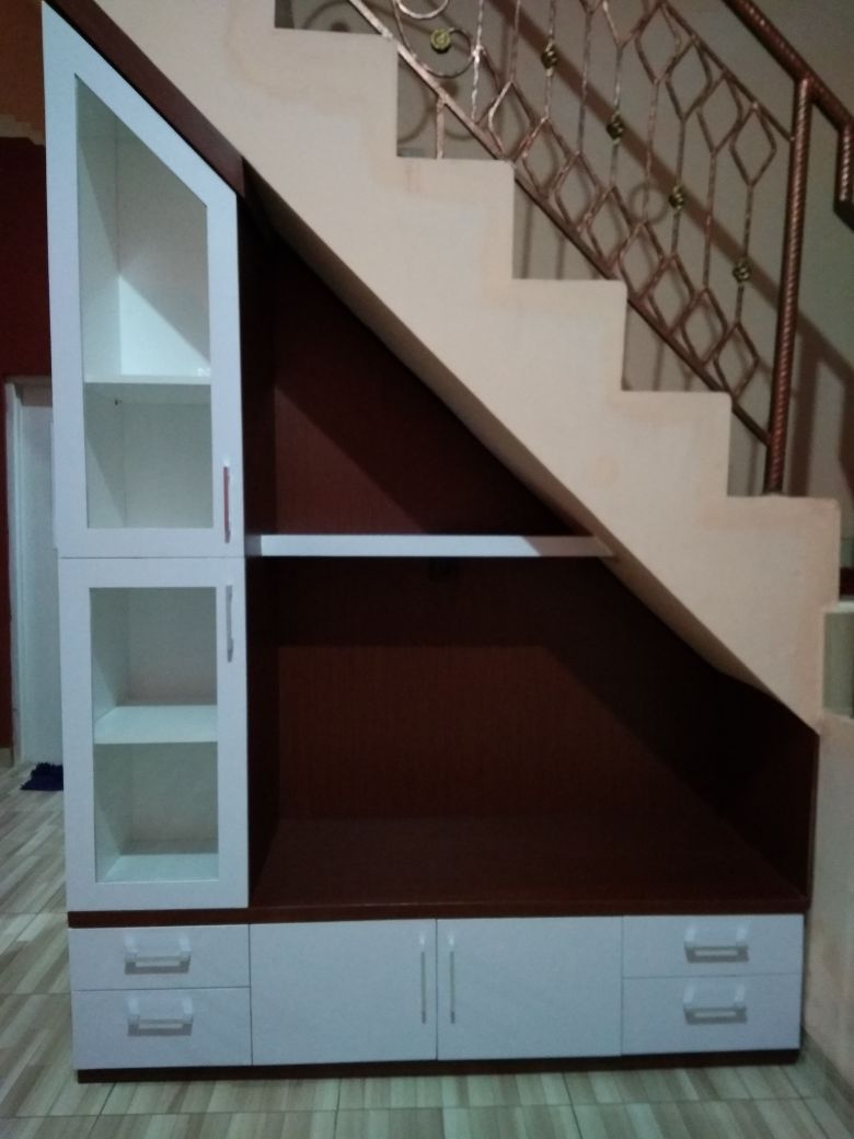  Lemari  Bawah  Tangga  Minimalis  Jakarta Mozaik DESIGN FURNITURE BUILT