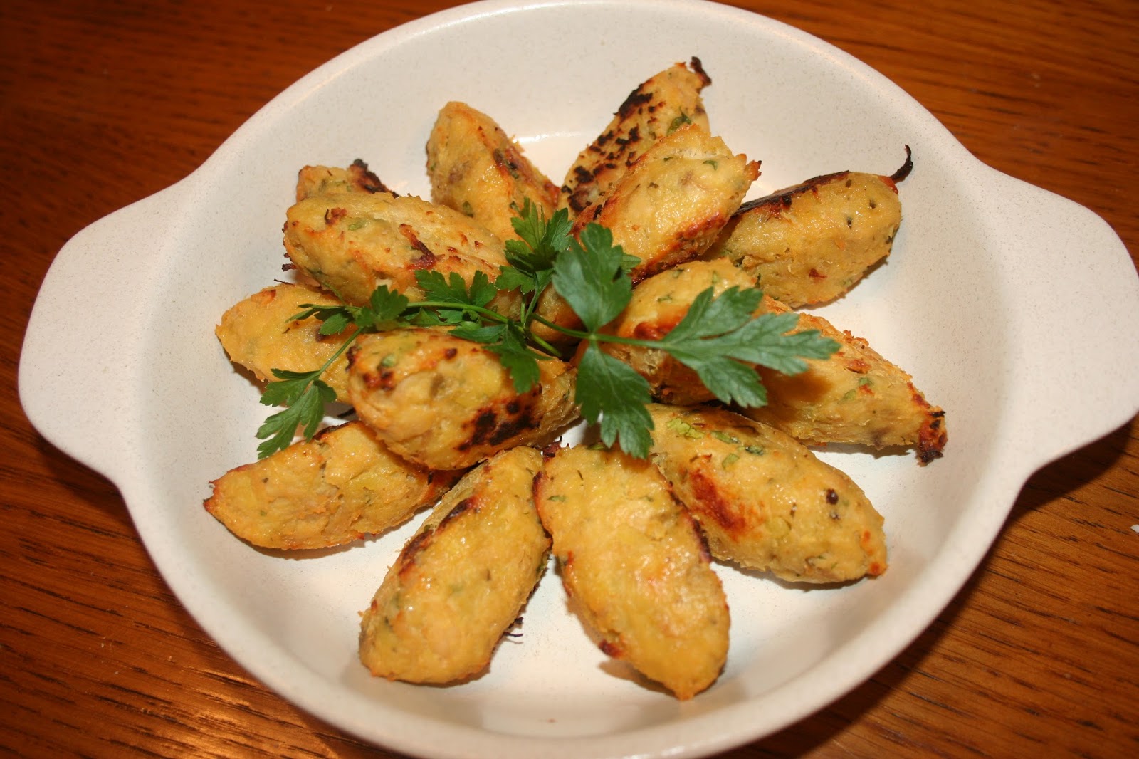 Bolinhos de frango com batata doce